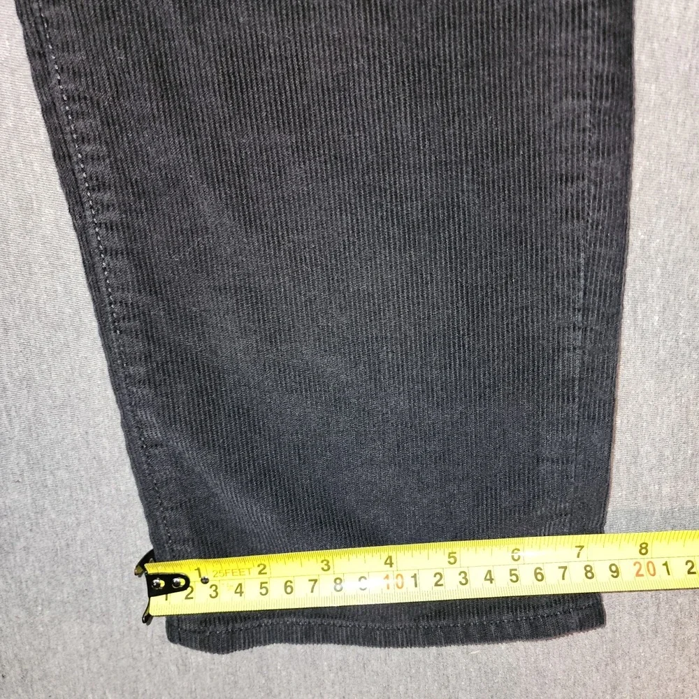 J.Crew 770 Stretch Slim Straight Corduroy Pants Mens 32x32 Black